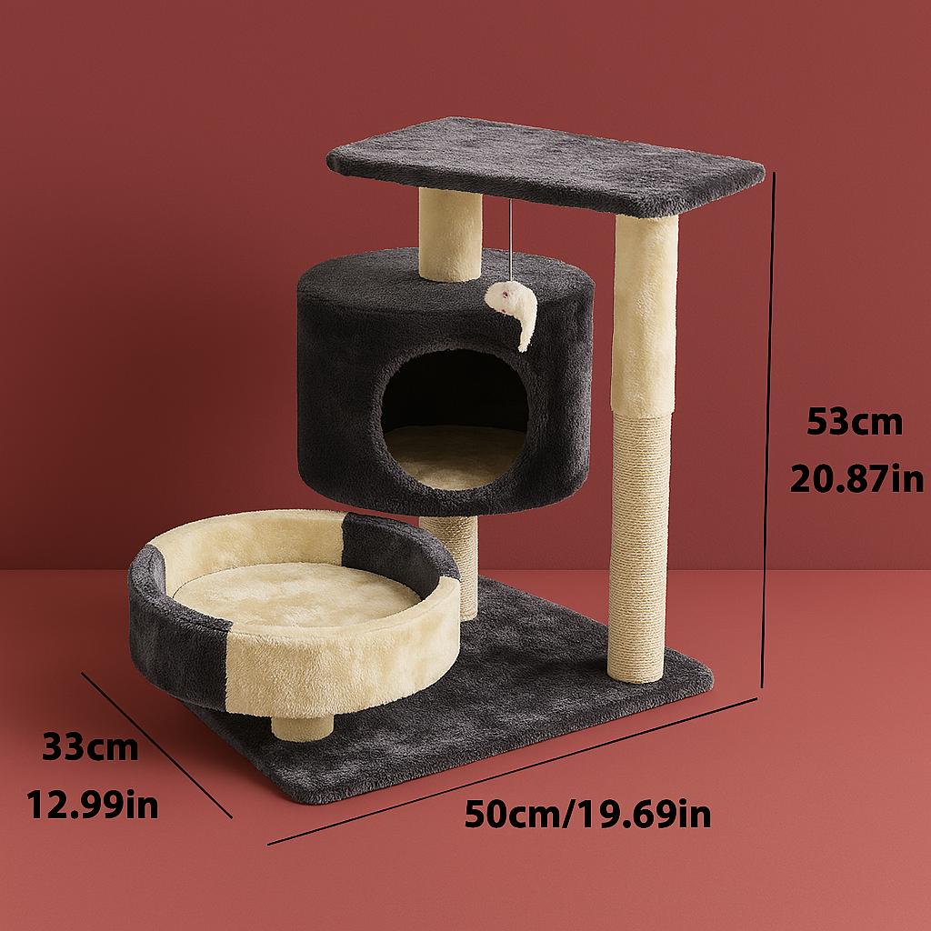 Arbre pour chat | compact et douillet