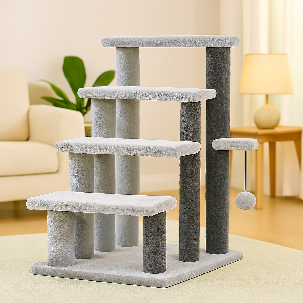Arbre pour Chat | l’accès doux au canapé