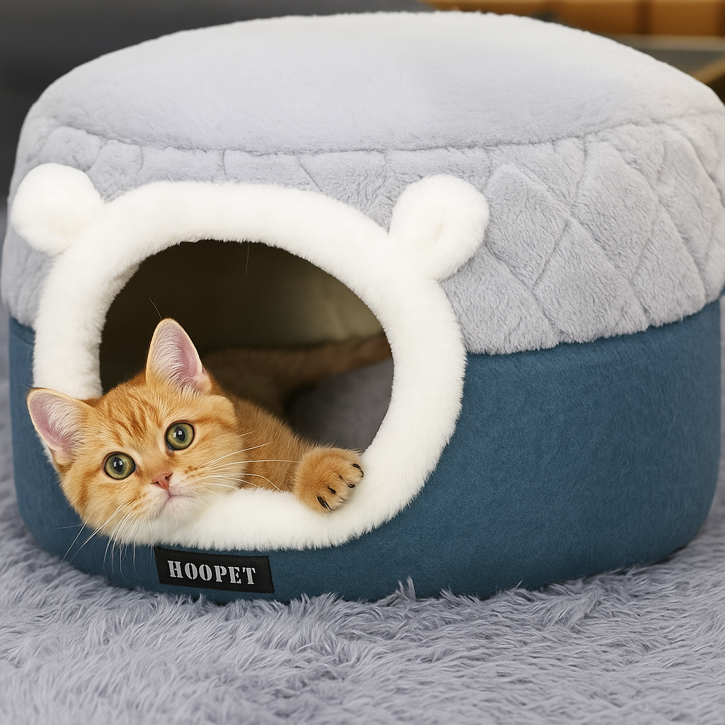 Niche pour chat | en peluche