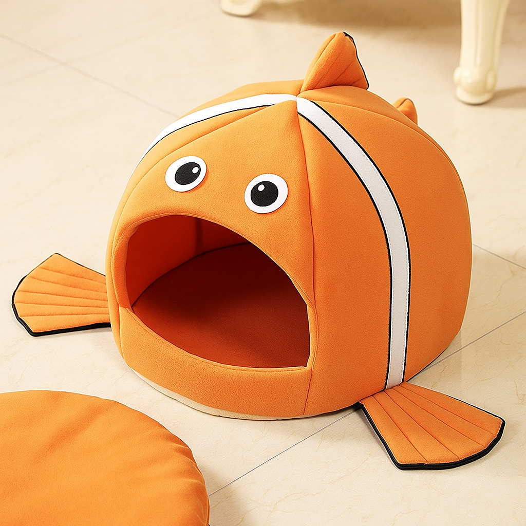 Niche pour chat | poisson clown