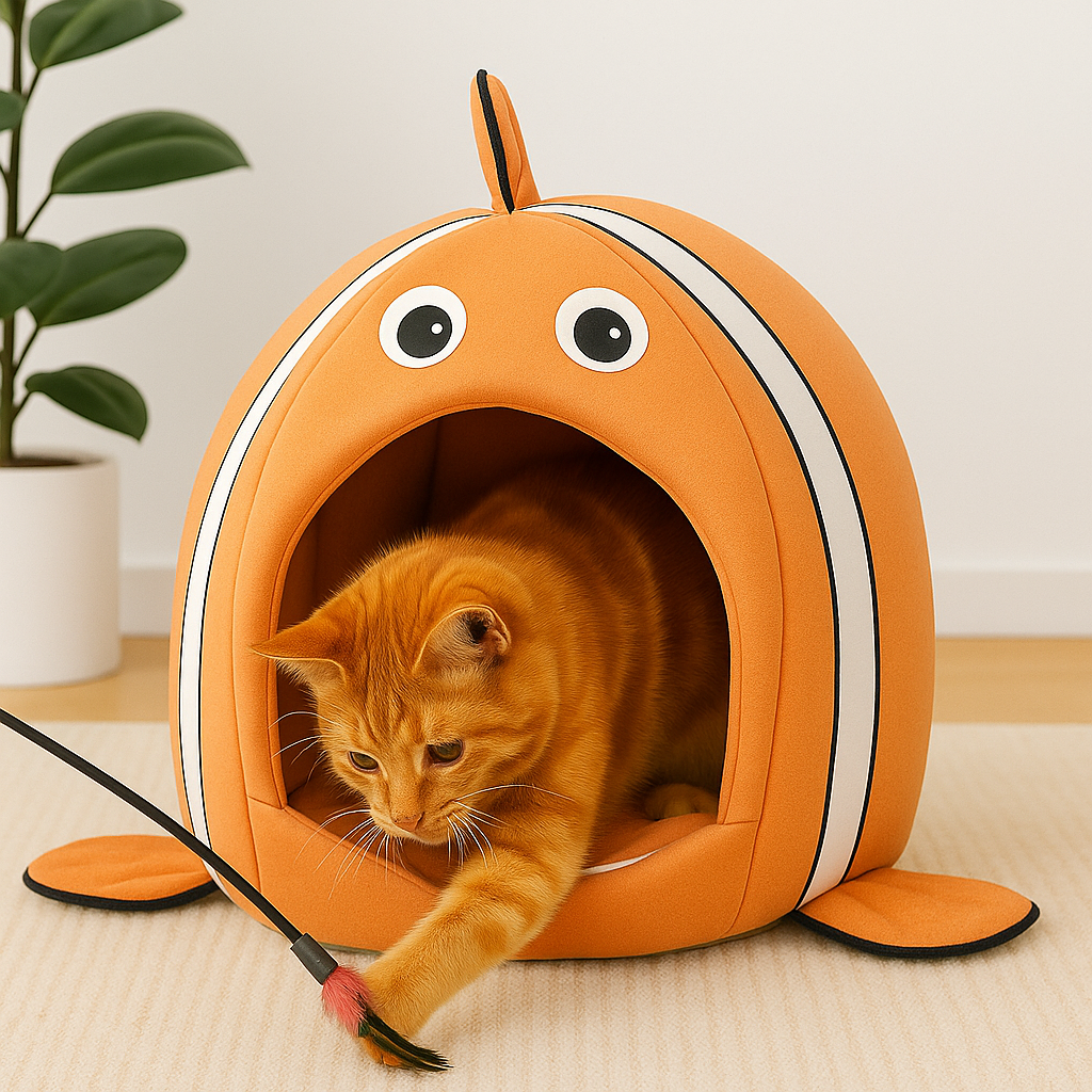 Niche pour chat | poisson clown