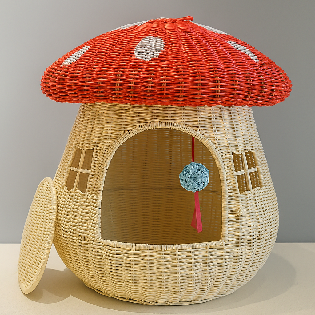 Niche pour chat | champignon