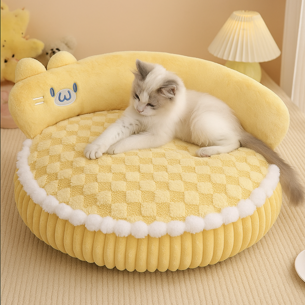 Niche pour chat | ultra-douillette et élégante