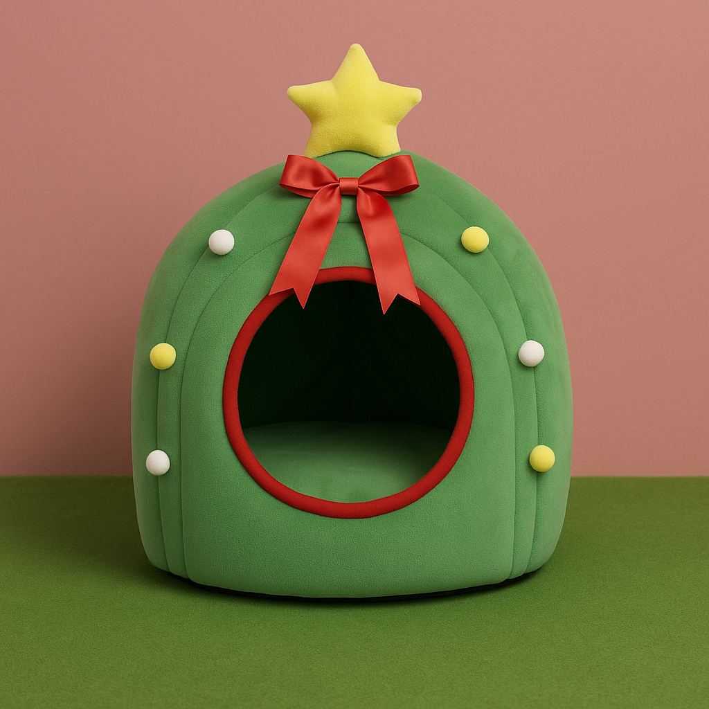 Niche pour chat | festive et douillette