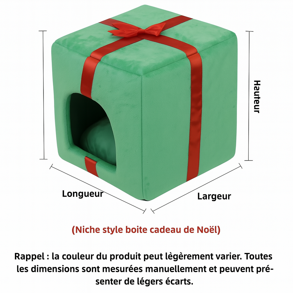 Niche pour chat | festive et douillette