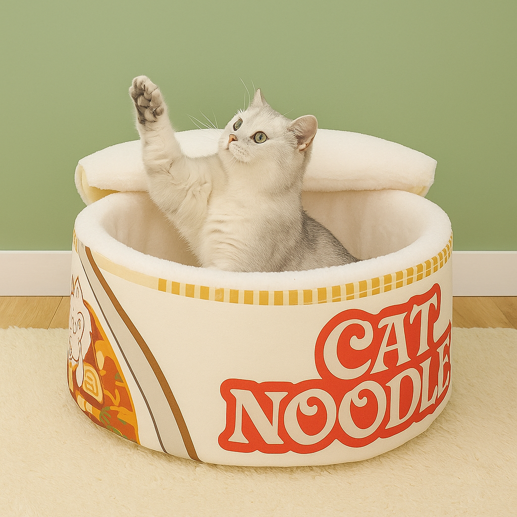 Niche pour chat | noodle le panier le plus fun