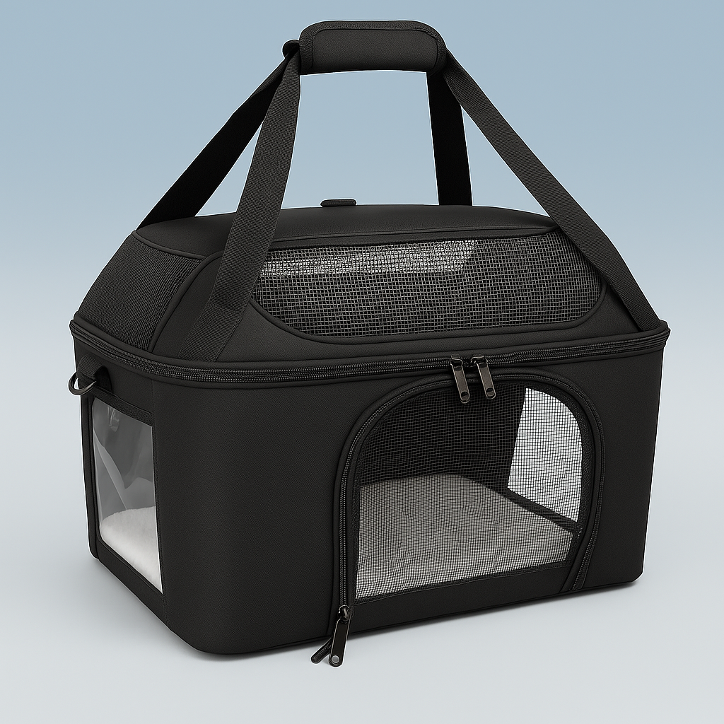 Sac de transport pour chat cabas — respirant, stable et confortable