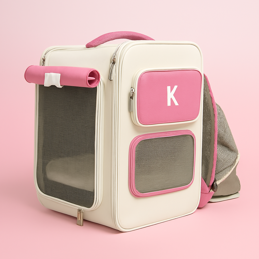 Sac à dos de transport pour chat extensible — grande capacité, aéré et ultra pratique