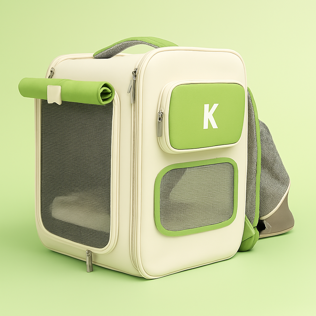 Sac à dos de transport pour chat extensible — grande capacité, aéré et ultra pratique