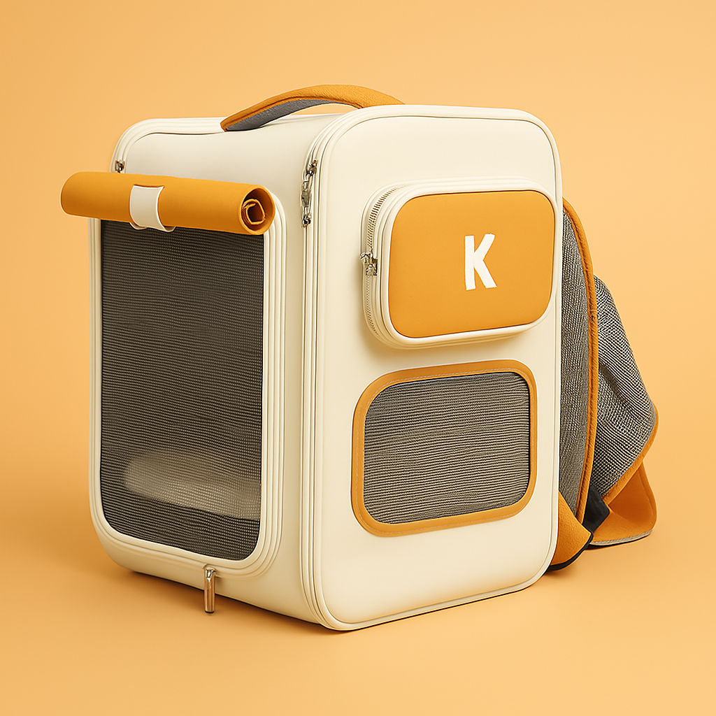 Sac à dos de transport pour chat extensible — grande capacité, aéré et ultra pratique