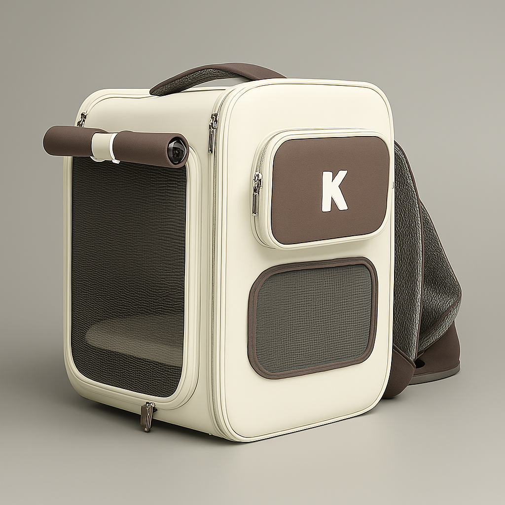 Sac à dos de transport pour chat extensible — grande capacité, aéré et ultra pratique