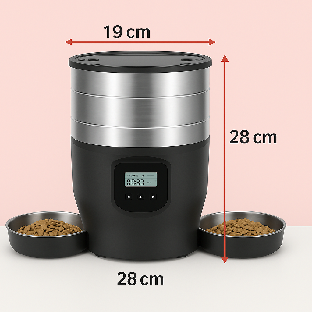 Distributeur a croquettes pour chat | tranquillité assurée