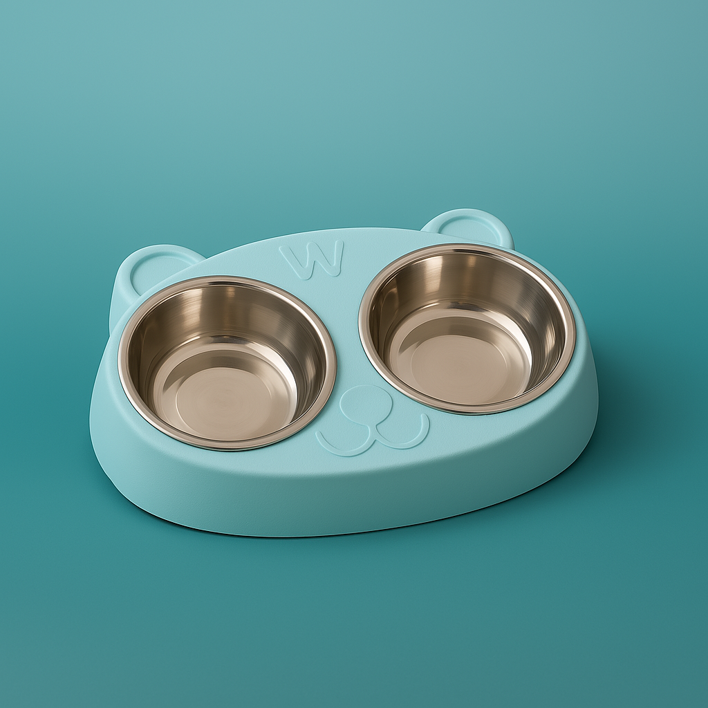 gamelle pour chat | en inox double