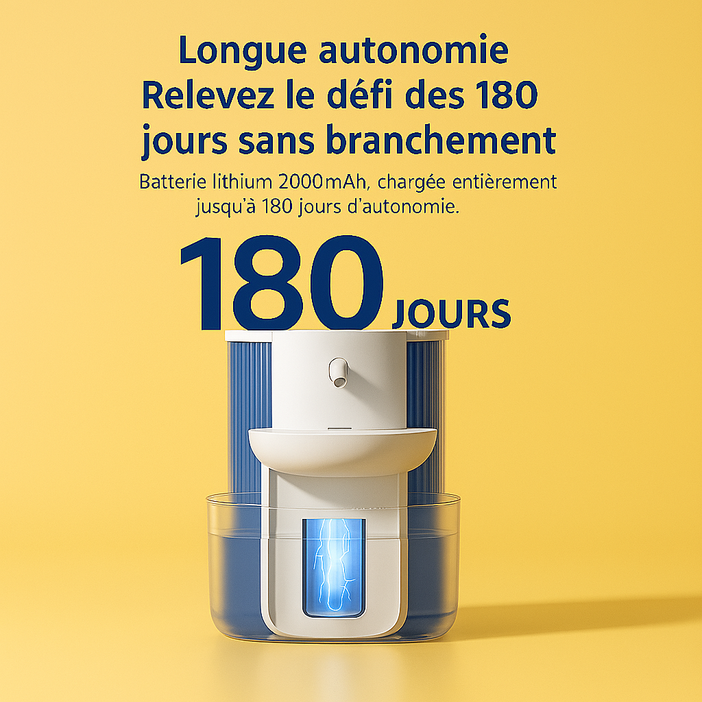 Fontaine a eau pour chat |Sans fil