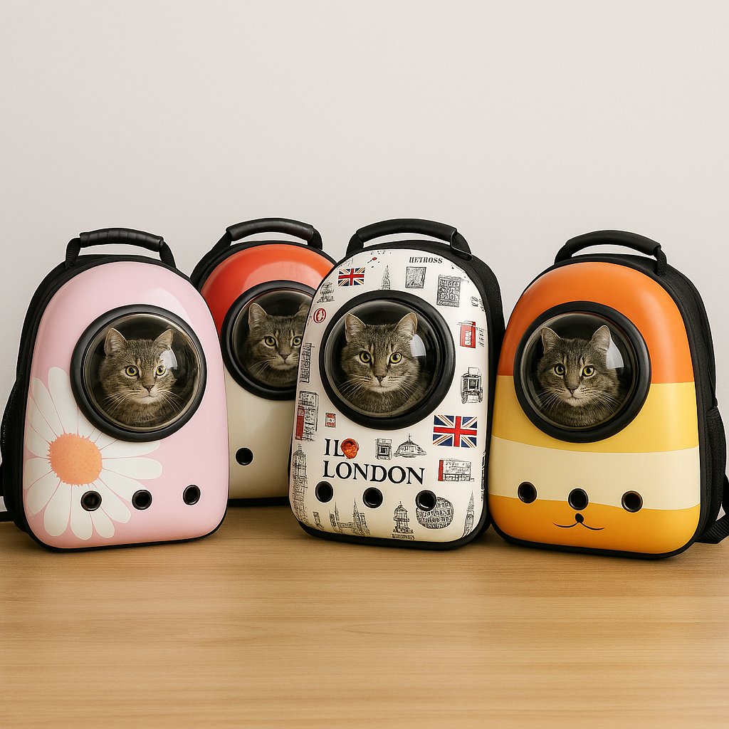 Sac à dos de transport pour chat — fenêtre bulle panoramique