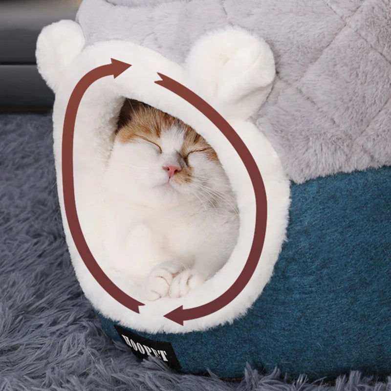 Niche pour chat | en peluche