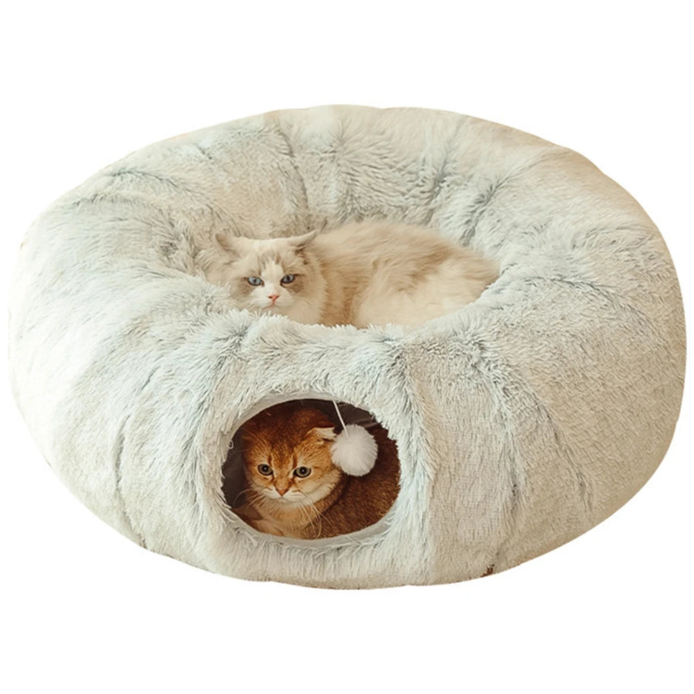Niche pour chat | Tunnel douce et pastel