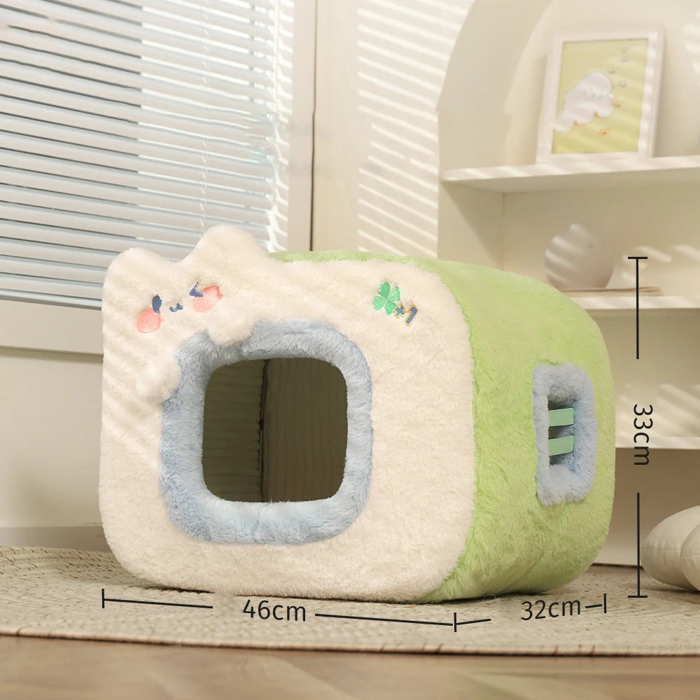 Niche pour chat | maisonnette confortable