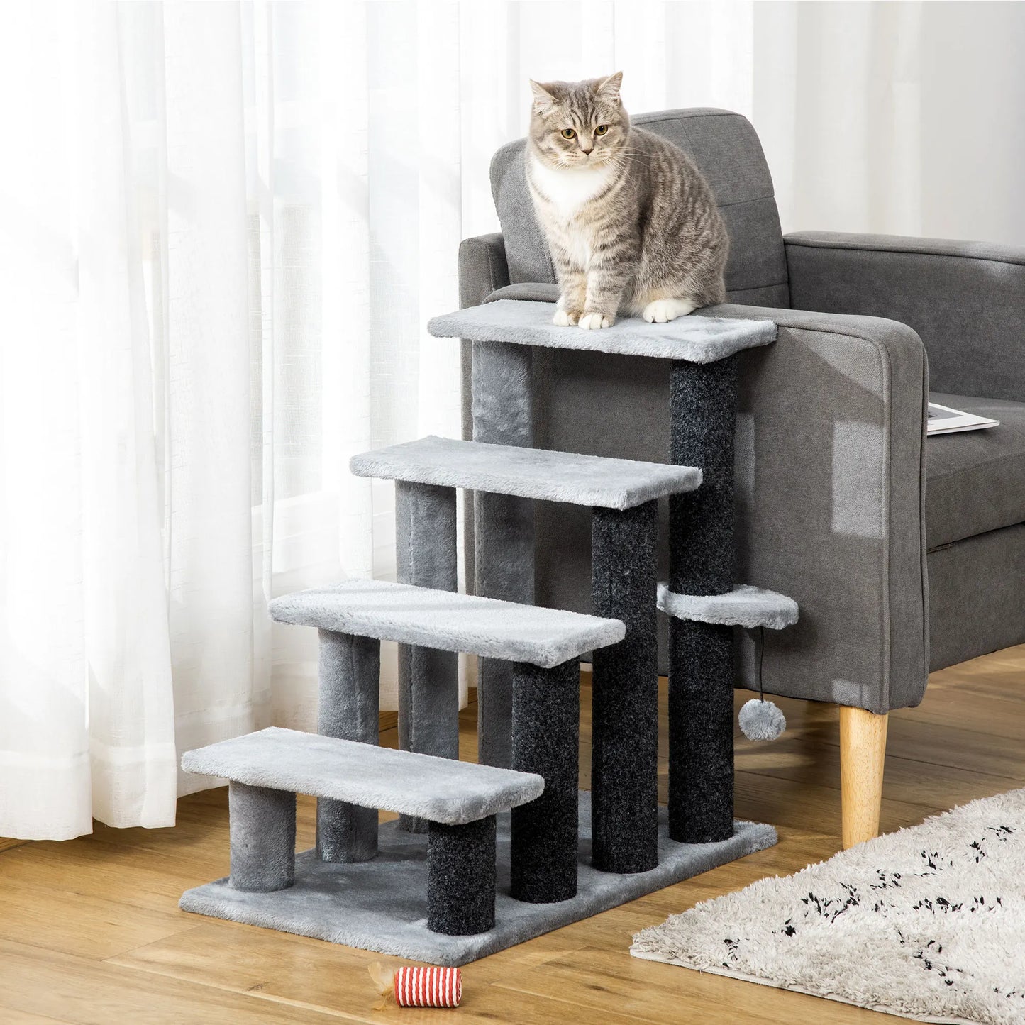 Arbre pour Chat | l’accès doux au canapé