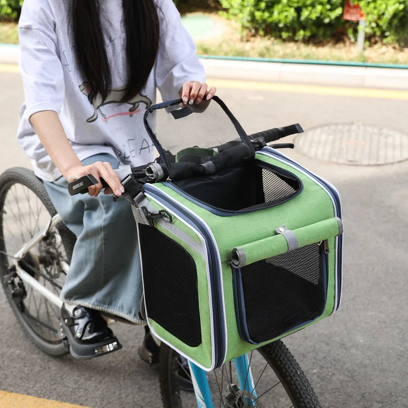 Sac de transport pour chat | a vélo