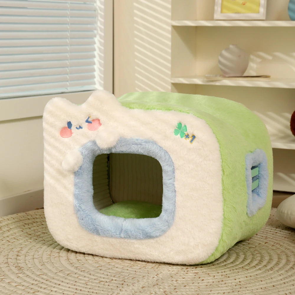 Niche pour chat | maisonnette confortable