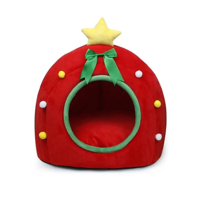 Niche pour chat | festive et douillette