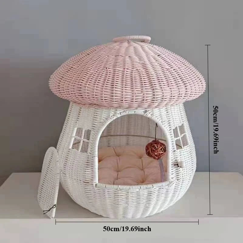 Niche pour chat | champignon