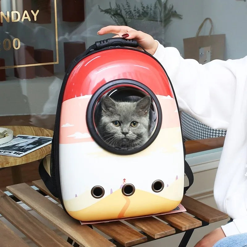 Sac à dos de transport pour chat — fenêtre bulle panoramique