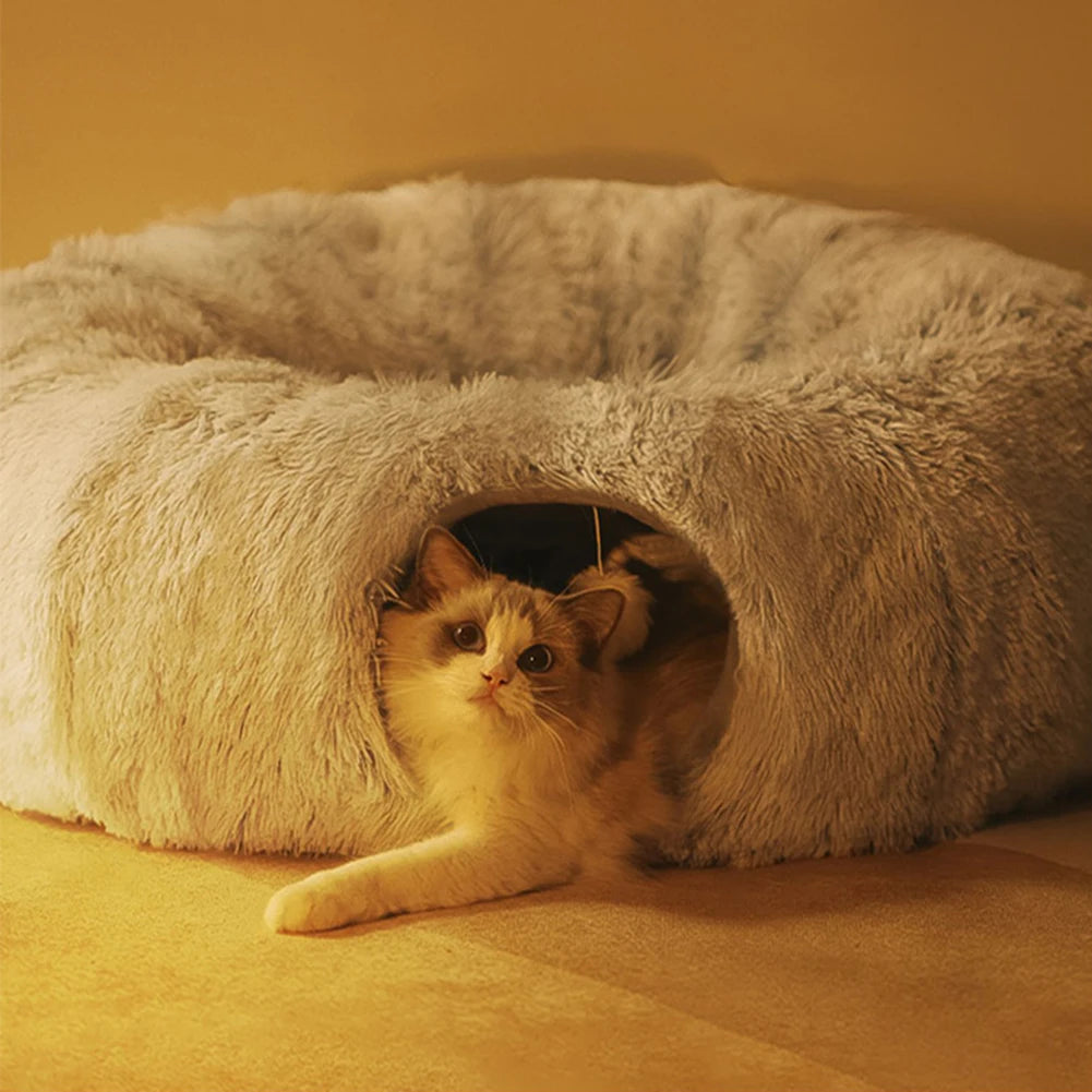 Niche pour chat | Tunnel douce et pastel