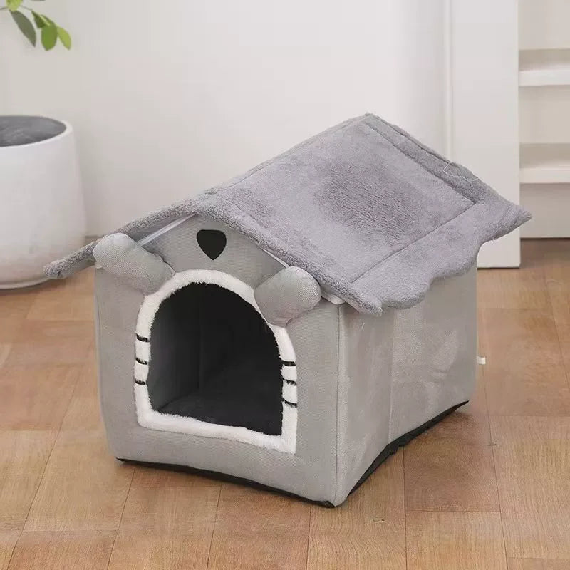 Niche pour chat | forme de maisonnette