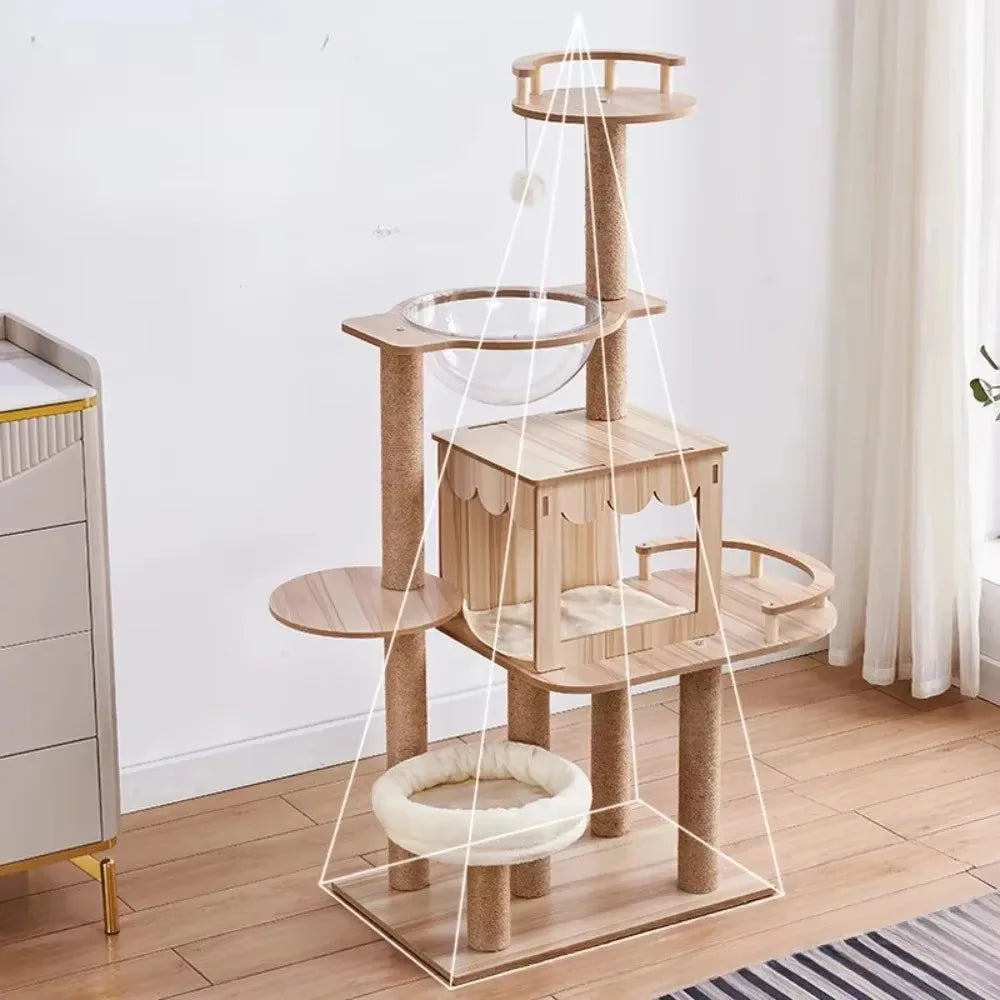 Arbre pour Chat | en Bois Confort et Design