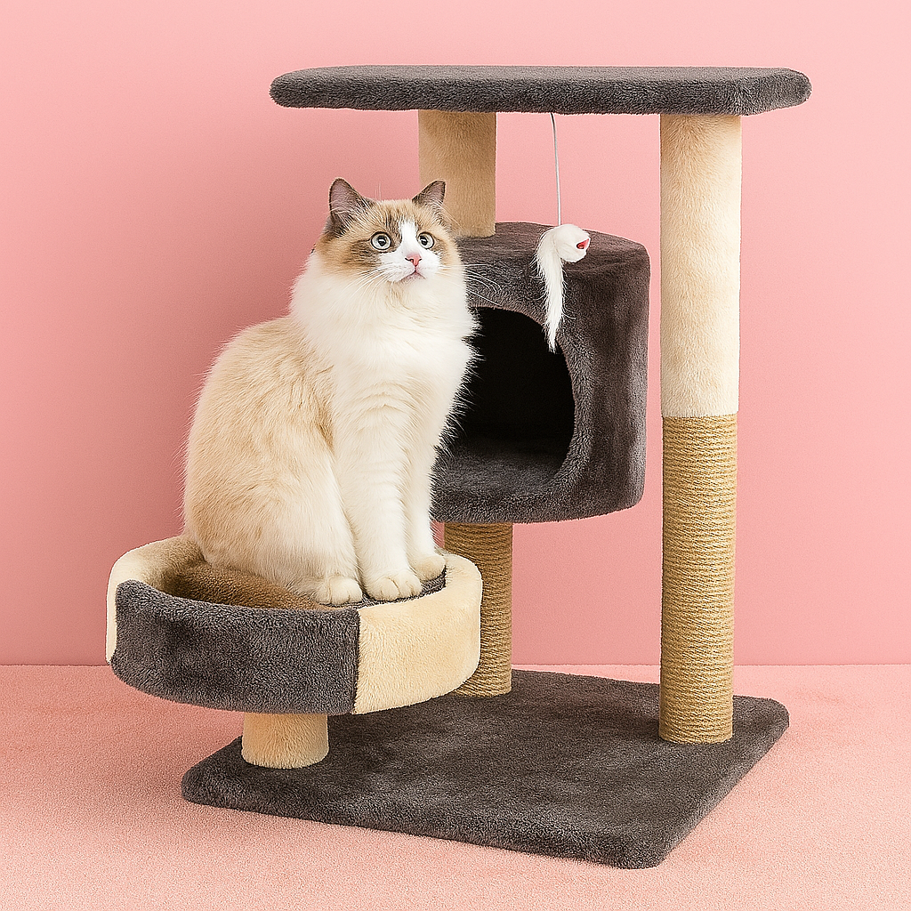 Arbre pour chat | compact et douillet