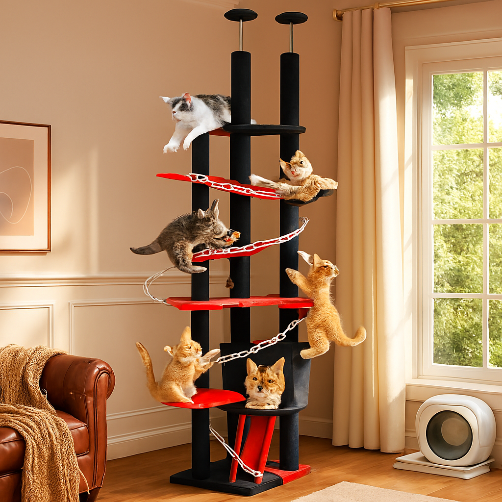 Arbre pour Chat | stable et gain de place
