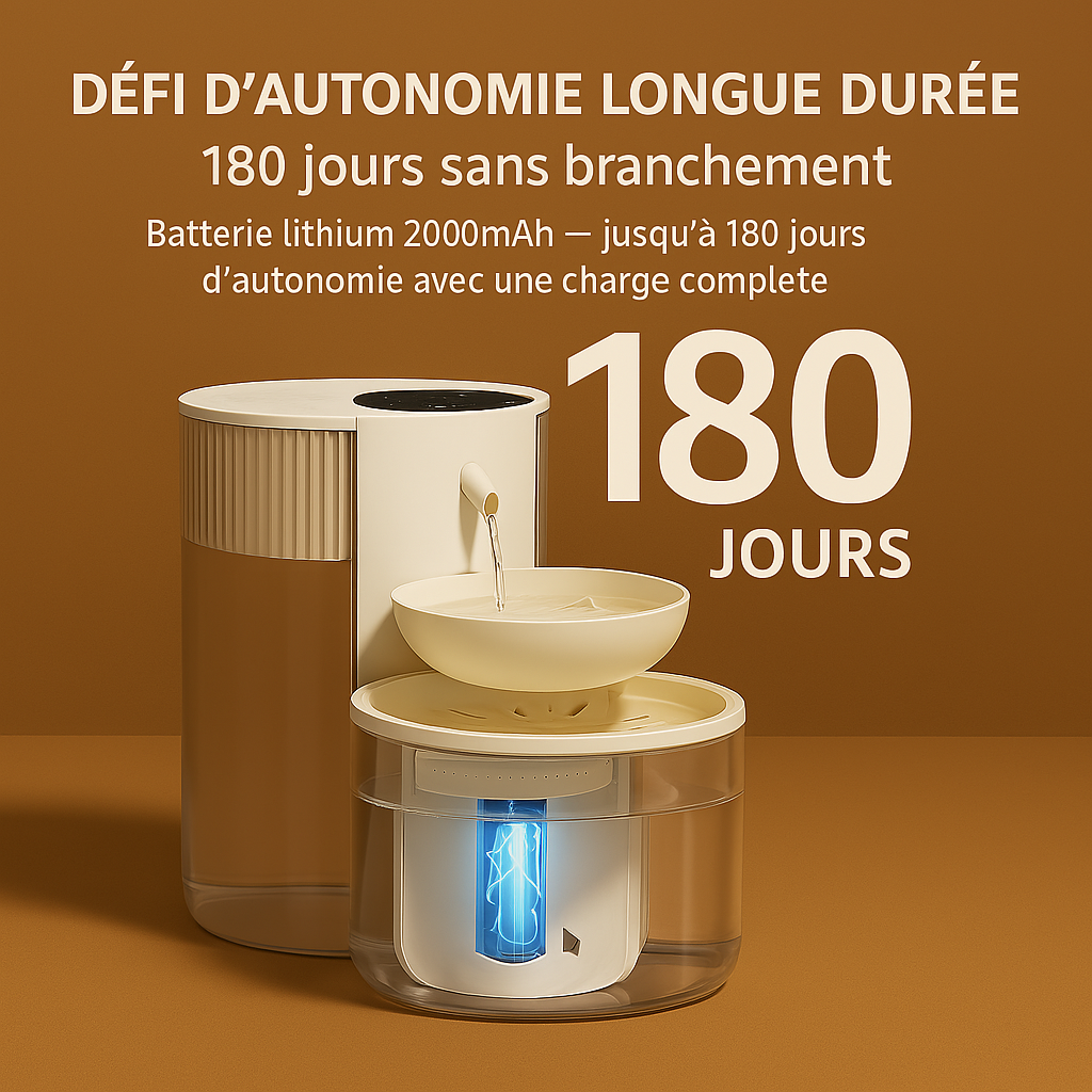Fontaine a eau pour chat | stylée