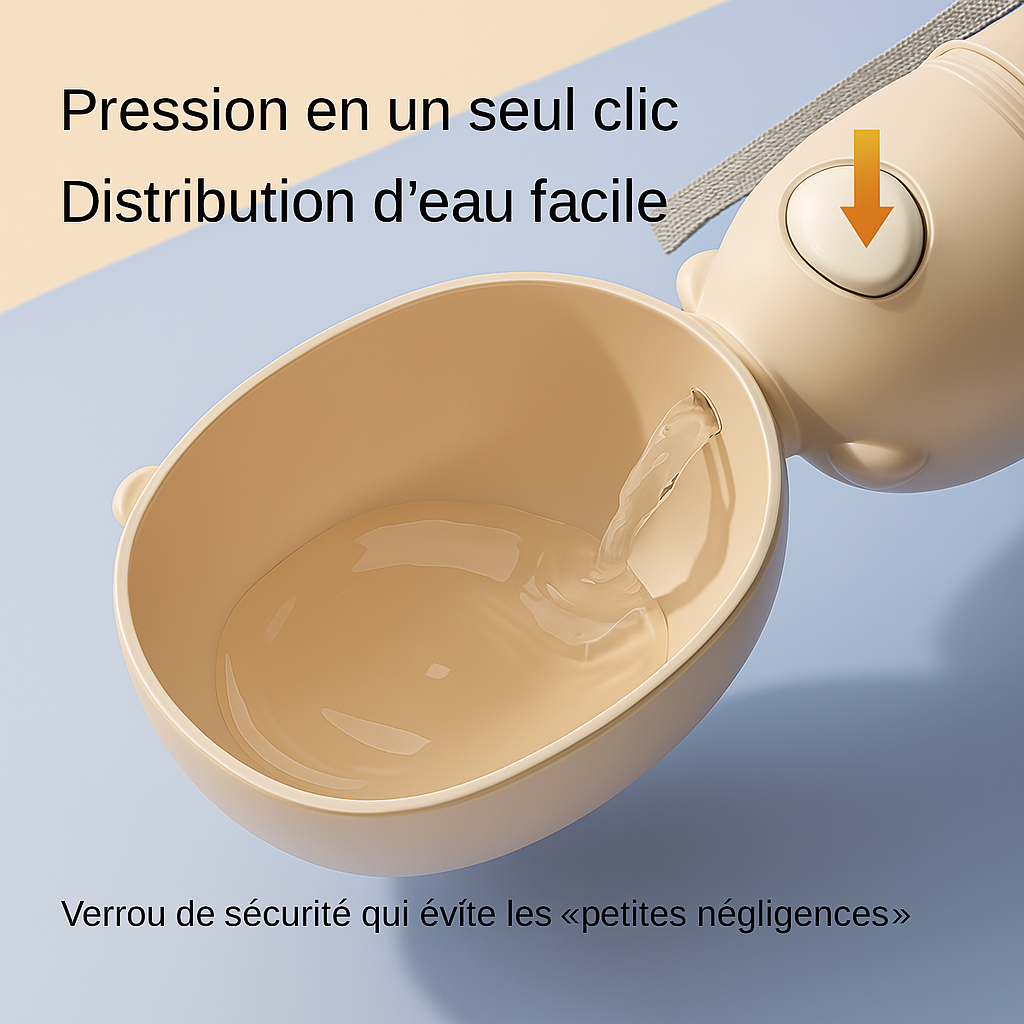 Fontaine a eau pour chat | portable plus snack