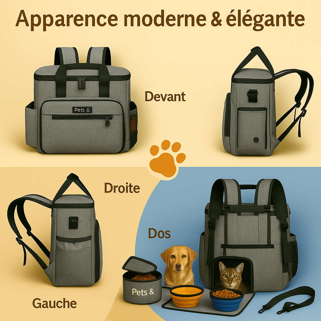 Sac de transport pour chat | robuste, aéré