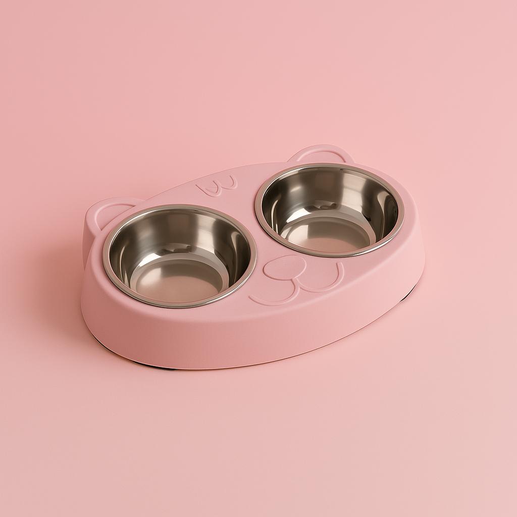 gamelle pour chat | en inox double