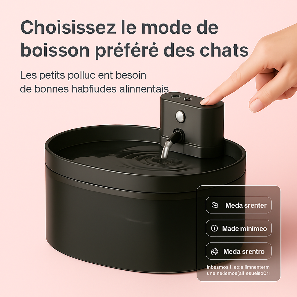Fontaine a eau pour chat | automatique