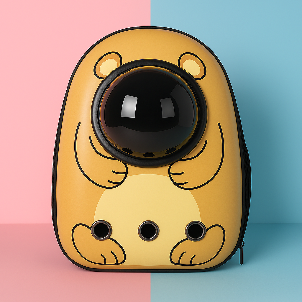 Sac à dos de transport pour chat — fenêtre bulle panoramique, aération 360°