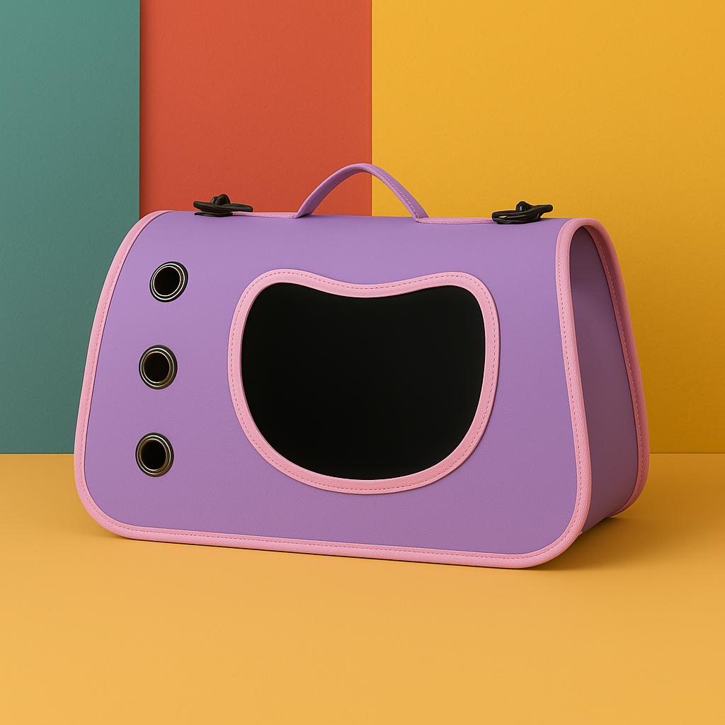 Sac de transport pour chat — fenêtre « ours », ventilé et léger