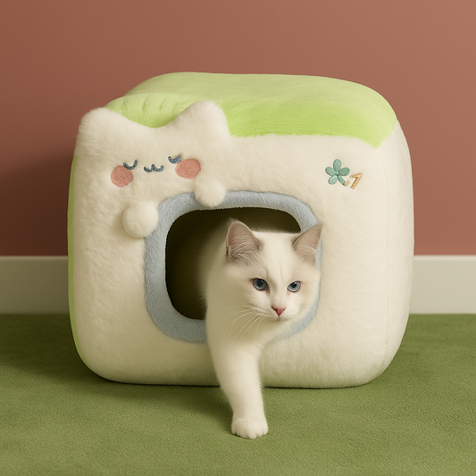 Niche pour chat | maisonnette confortable