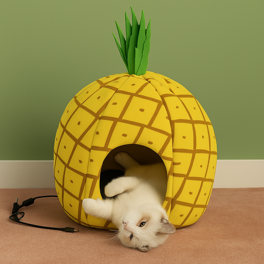 Une niche pour chat | chauffante