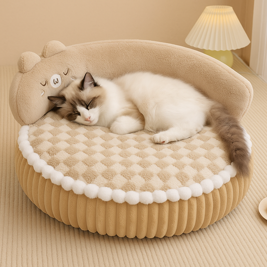 Niche pour chat | ultra-douillette et élégante