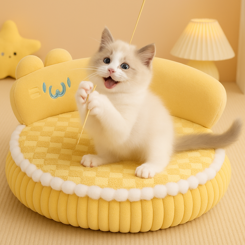 Niche pour chat | ultra-douillette et élégante