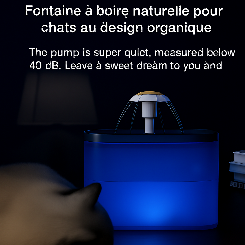 Fontaine à eau pour chat | confort et technologie
