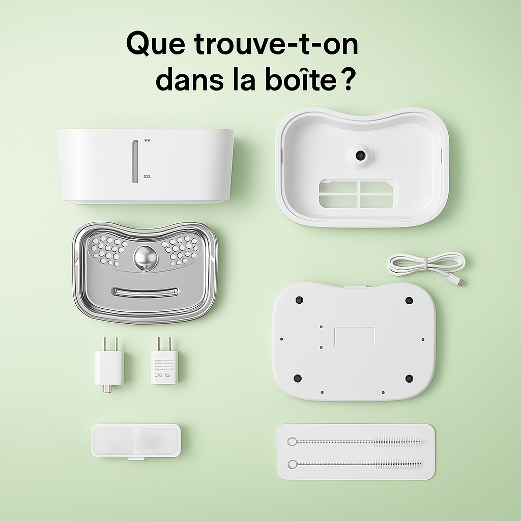 Fontaine à eau pour chat | connectée