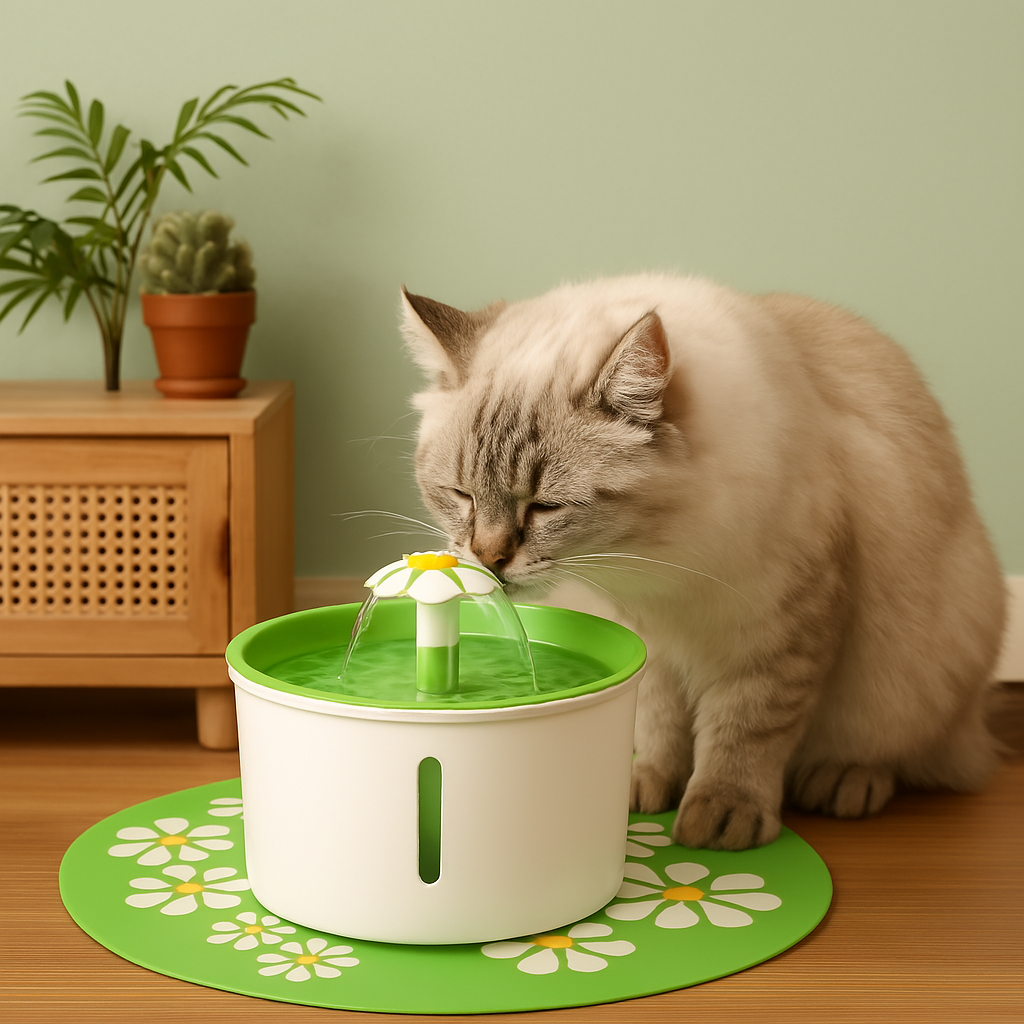 Fantaine eau pour chat adorable