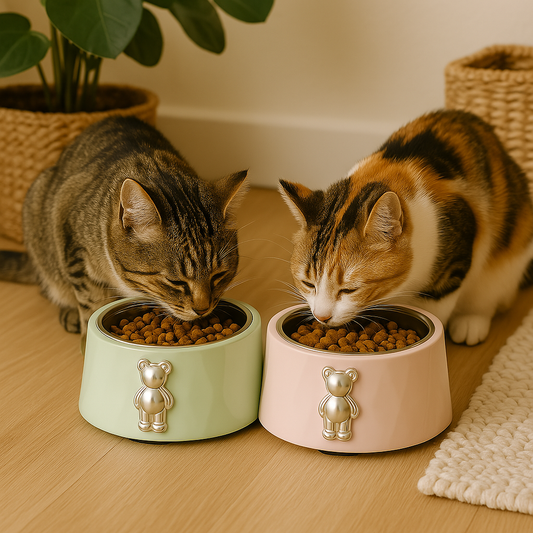 Gamelle -pour-chat-mignonne