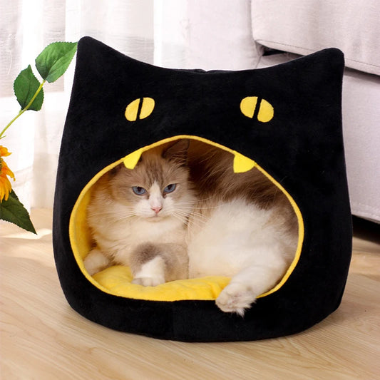 Niche pour chat  | design chat noir