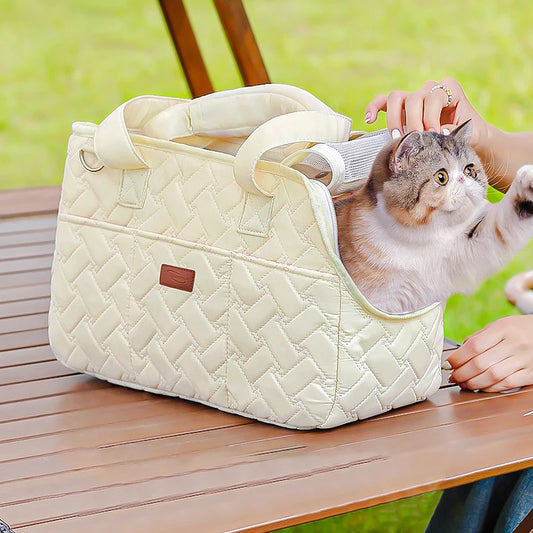 Sac de transport pour chat “Escape” – Matelassé, aéré & sécurisé